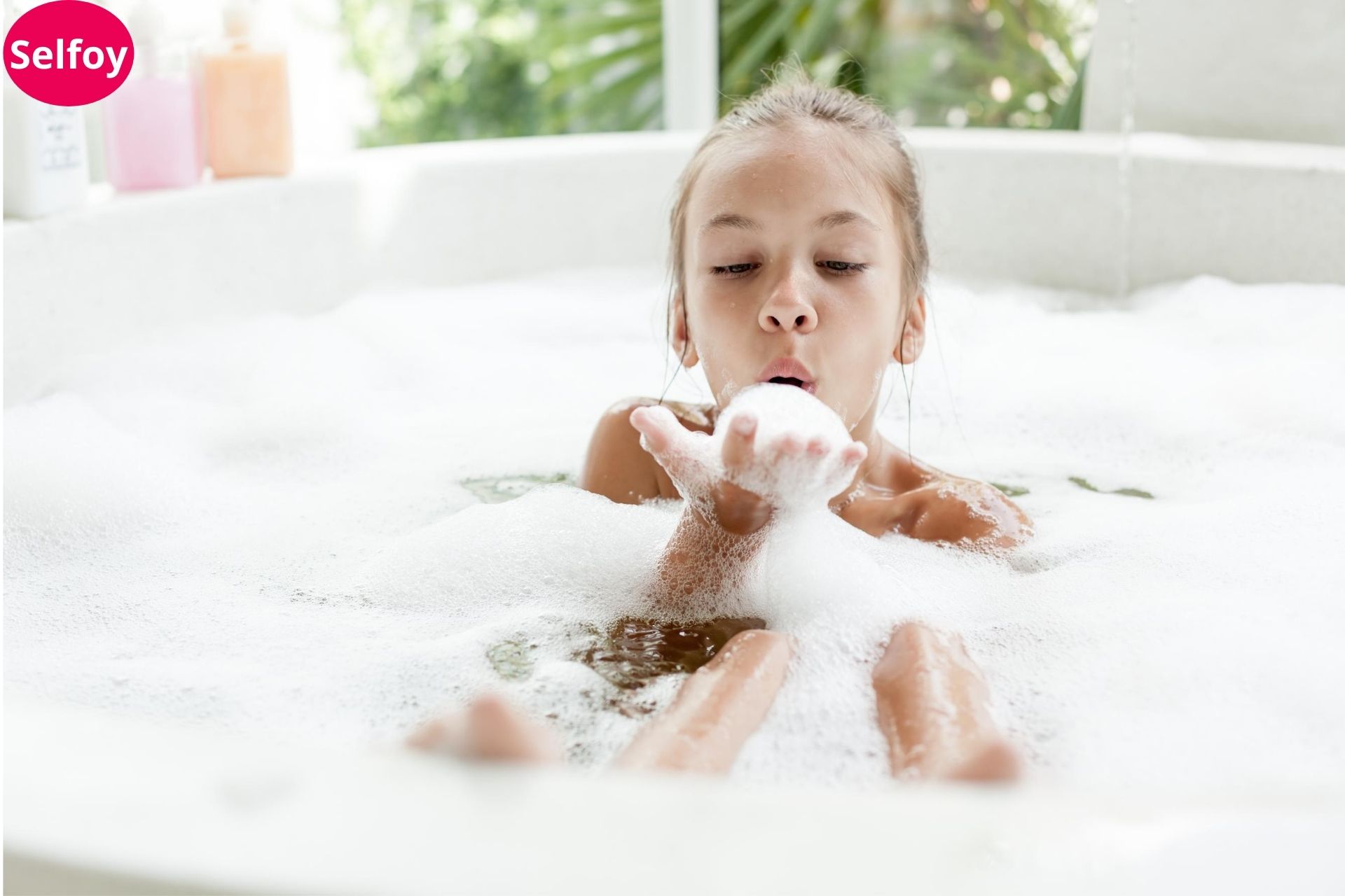 as Good Personal Hygiene Helps to Develop Positive Self Esteem, Teenage Child Taking Bath 