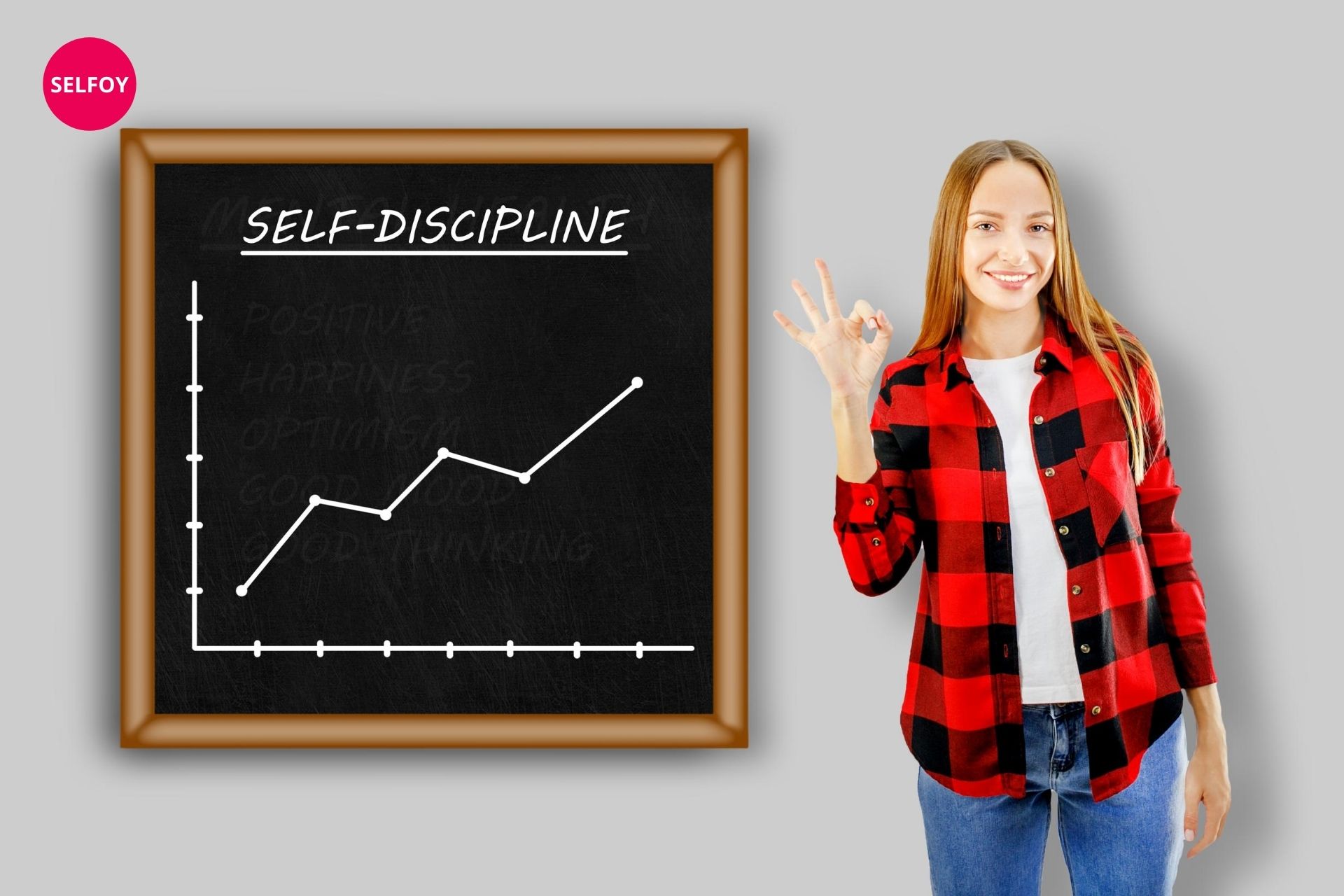 Girl wearing red top explaining is self discipline a skill