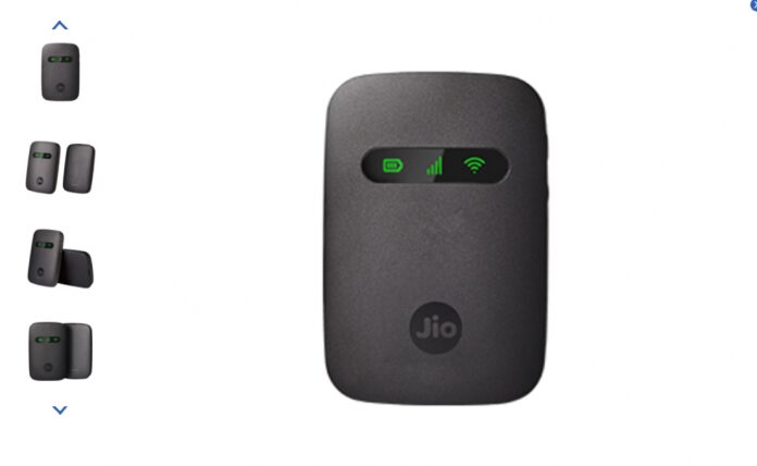 reset the password of your Jio Dongle