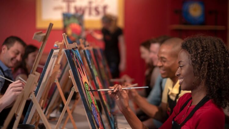 7 Surprising Benefits of Paint and Sip Classes