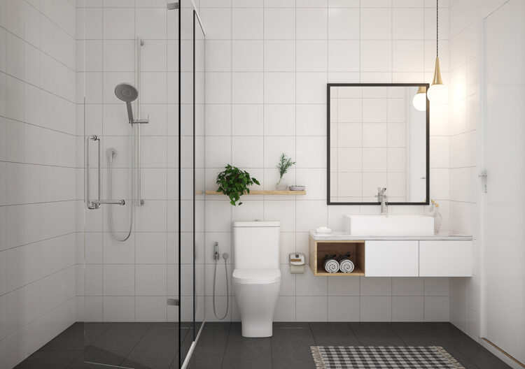 Embracing Minimalism in bathroom