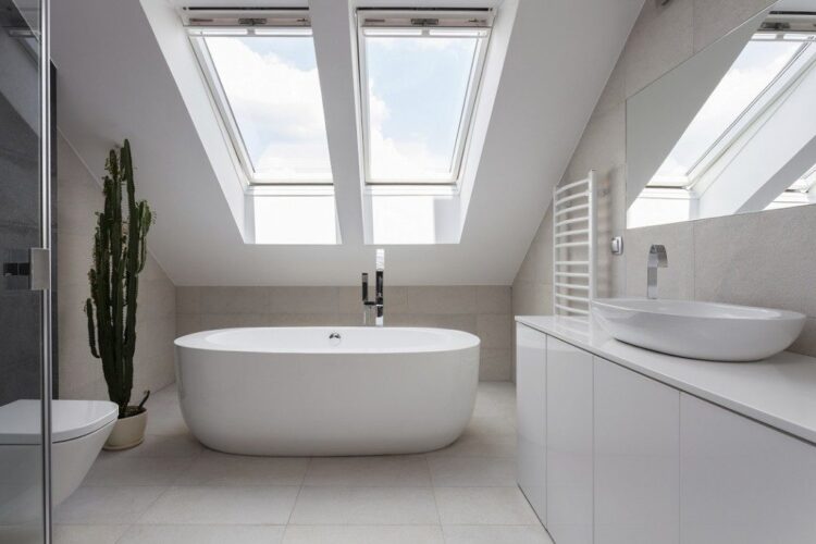 Natural Lighting in bathroom