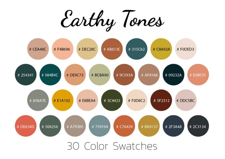 Earthy Color Palettes