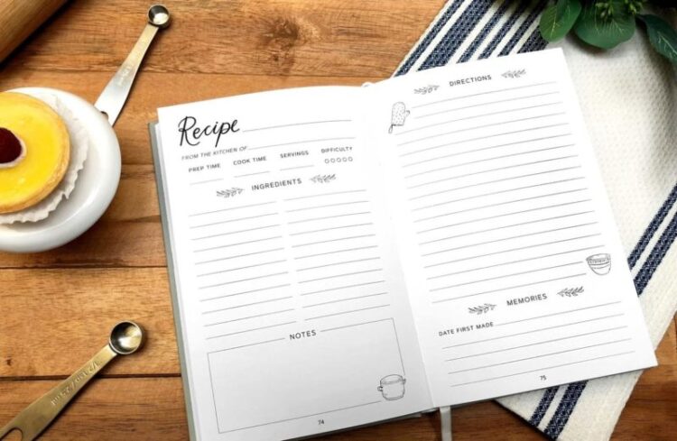 Keep a Recipe Journal
